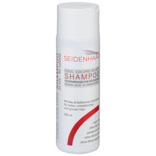 Cool Colors Silver Extension Shampoo – gegen Gelb- und Orangestich: 200 ml / 100% Vegan – made in Germany