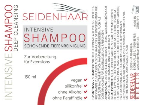 Intensiv Haarbad (Shampoo zur Tiefenreinigung ) ohne Silikone, 100% vegan: 150 ml